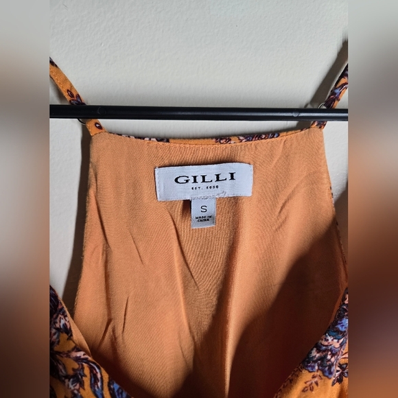 Gilli Orange and Blue Maxi Dress - Picture 3 of 4